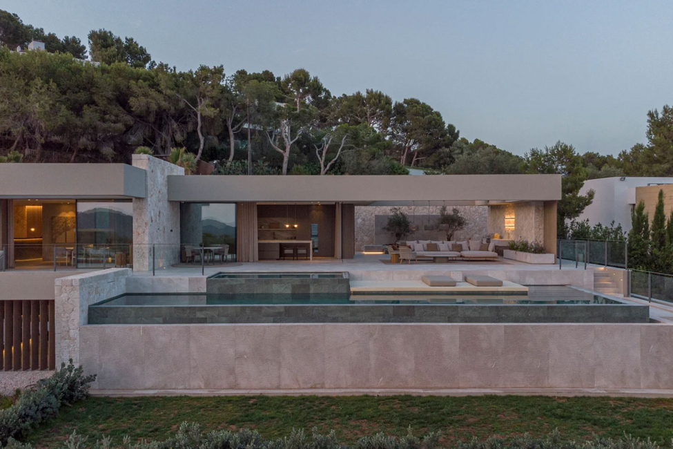 Luxusvilla Aura Drohnenshot